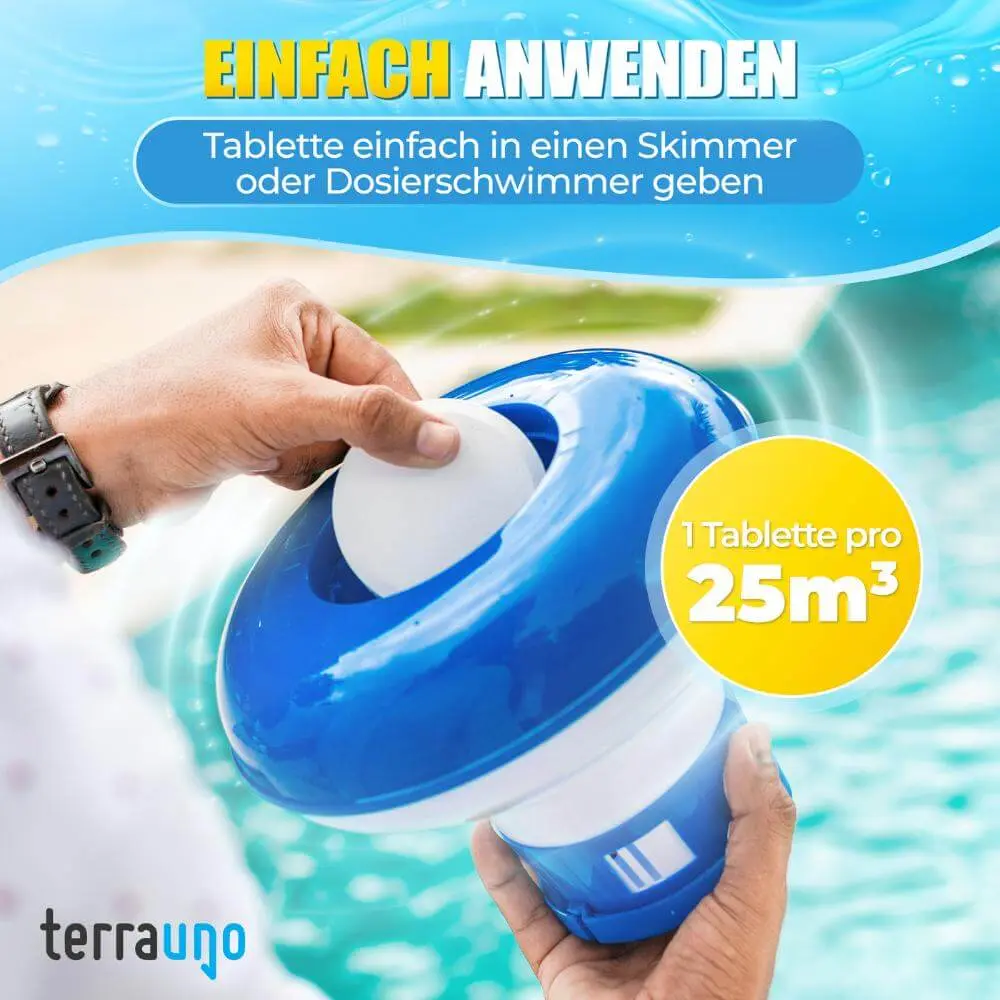 Chlortabletten 5 in 1 - 200g für Pools – Multitabs zur Langzeitpflege - Image 5