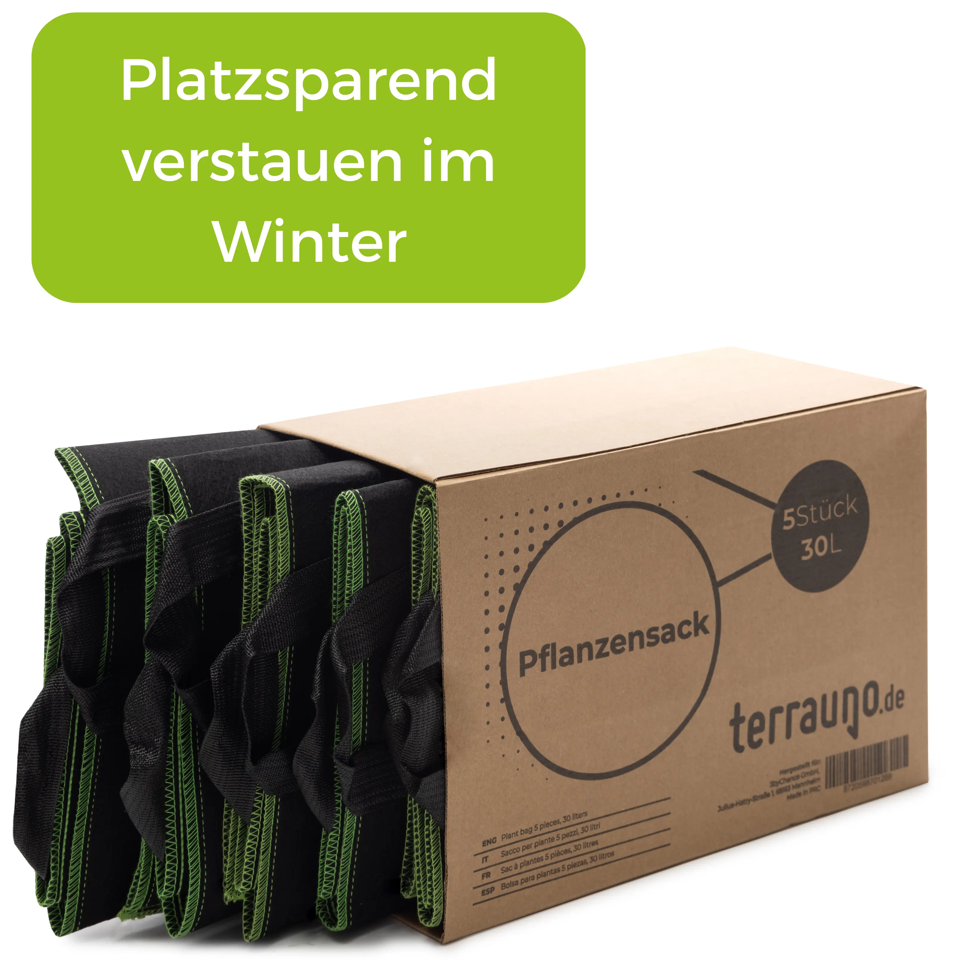 Pflanzsack aus Vliesstoff inkl. Pflanzenschilder - Image 6