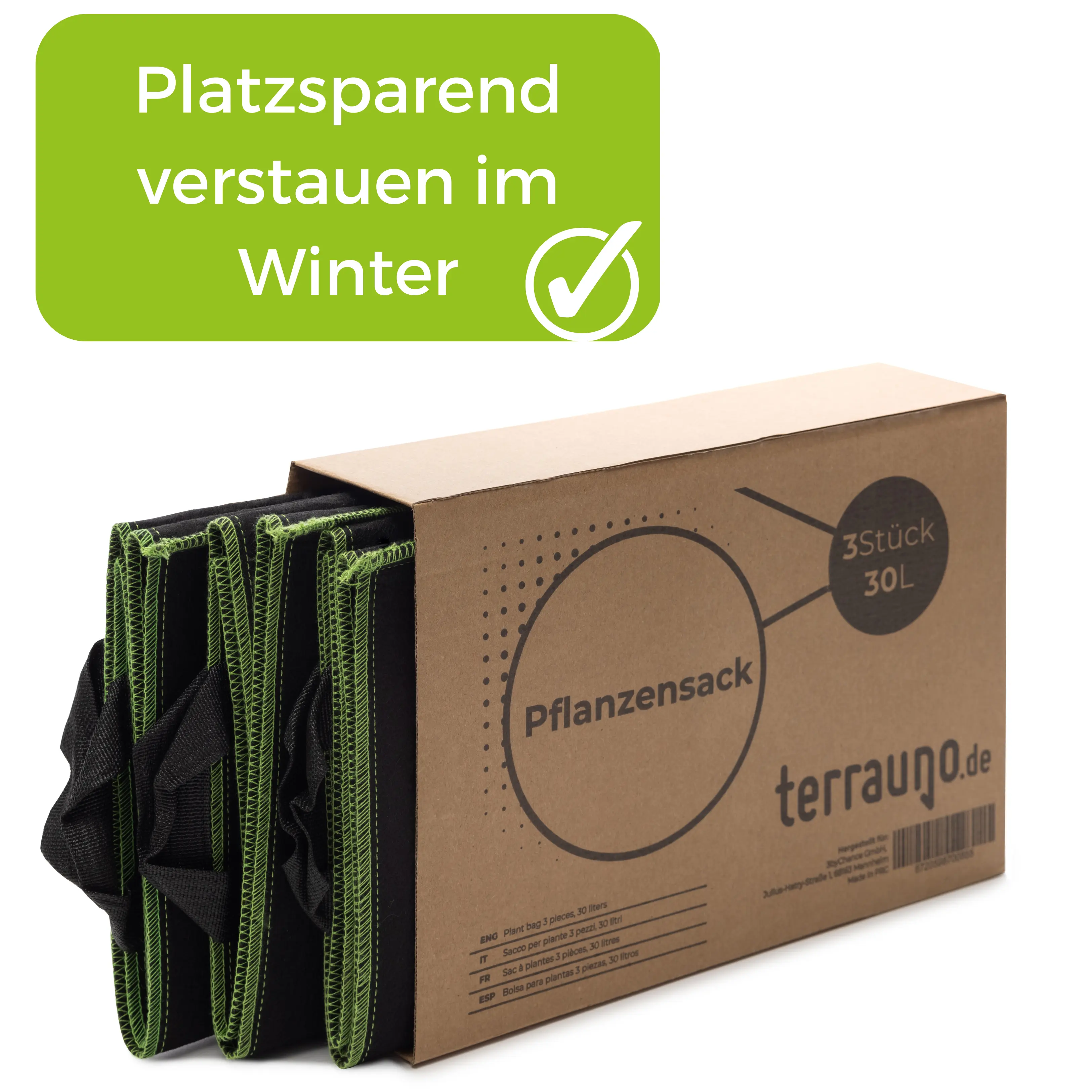 Pflanzsack aus Vliesstoff inkl. Pflanzenschilder - Image 8