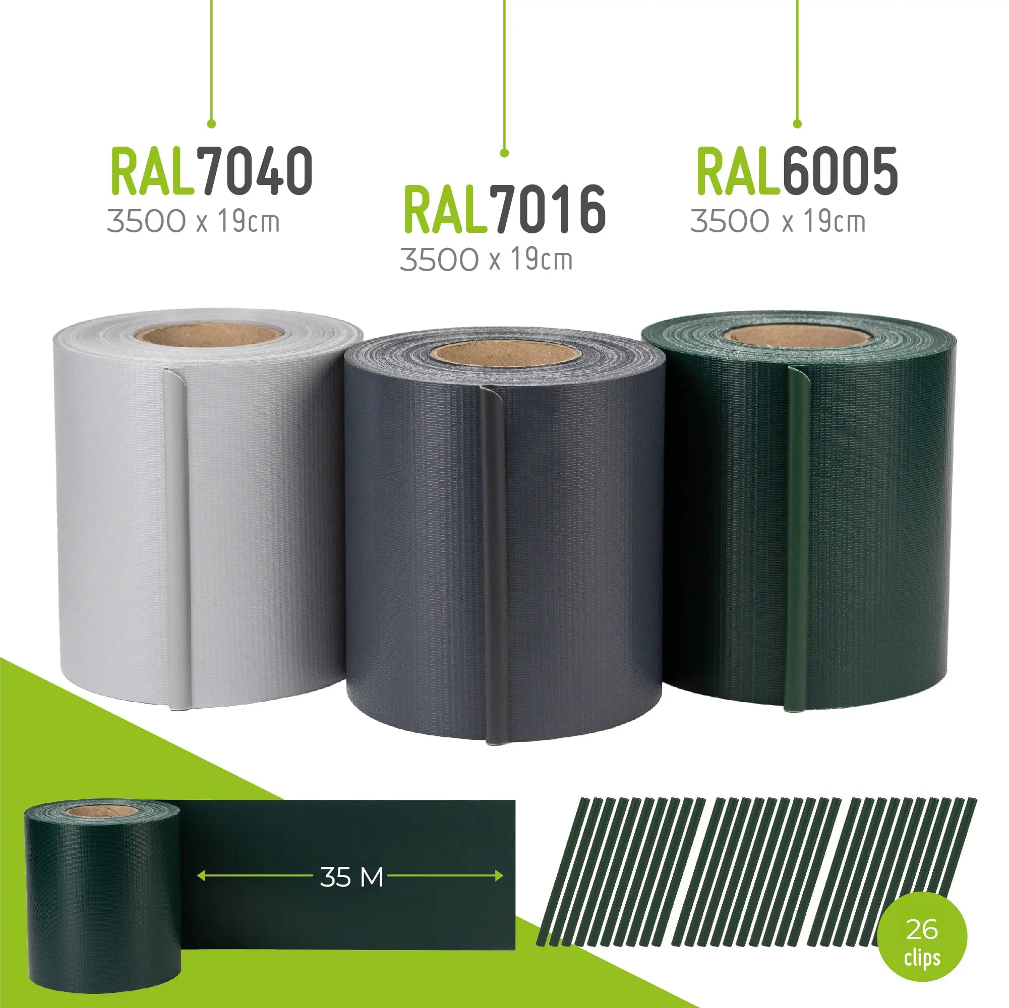 Sichtschutzstreifen (Rolle) aus PVC - Image 12