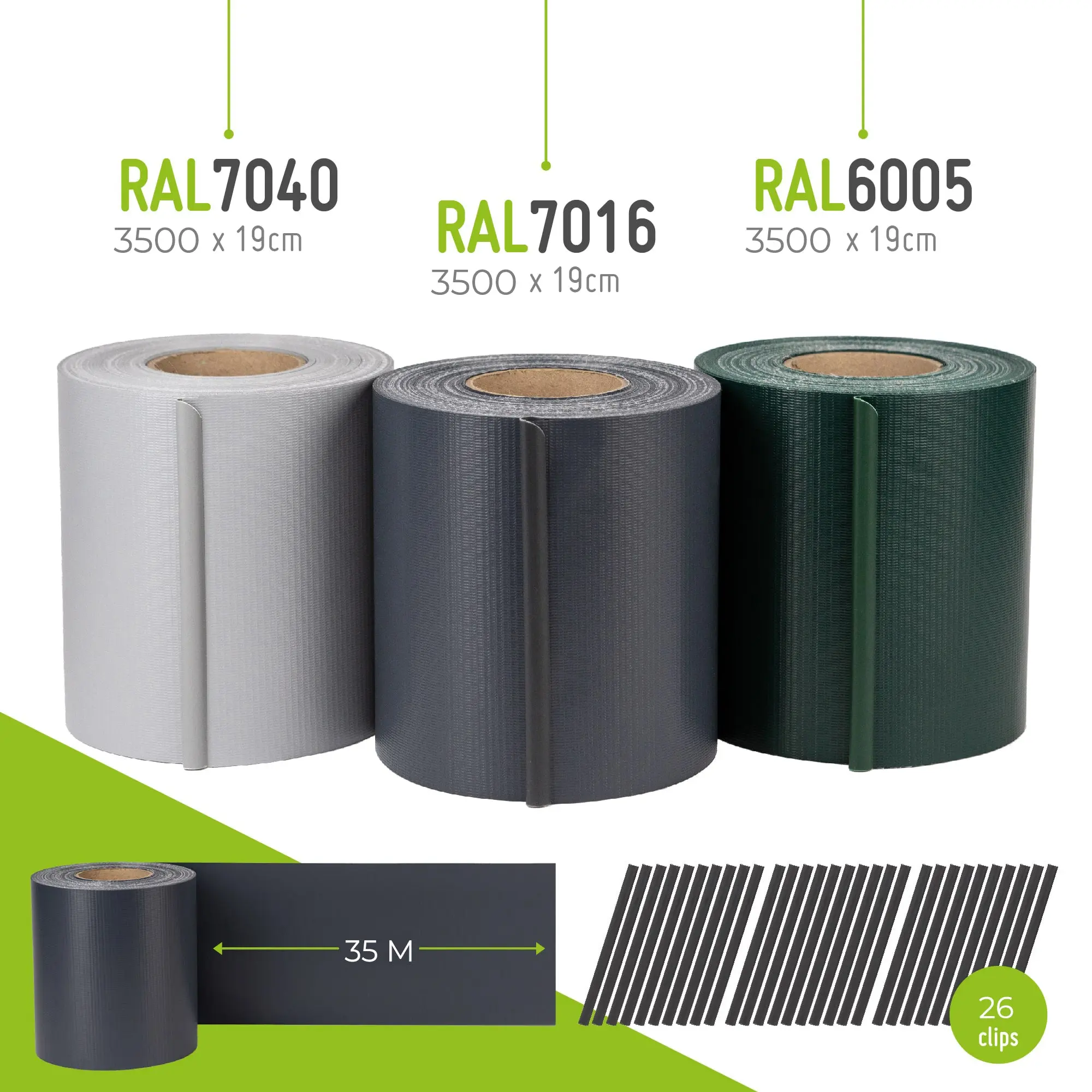 Sichtschutzstreifen (Rolle) aus PVC - Image 13