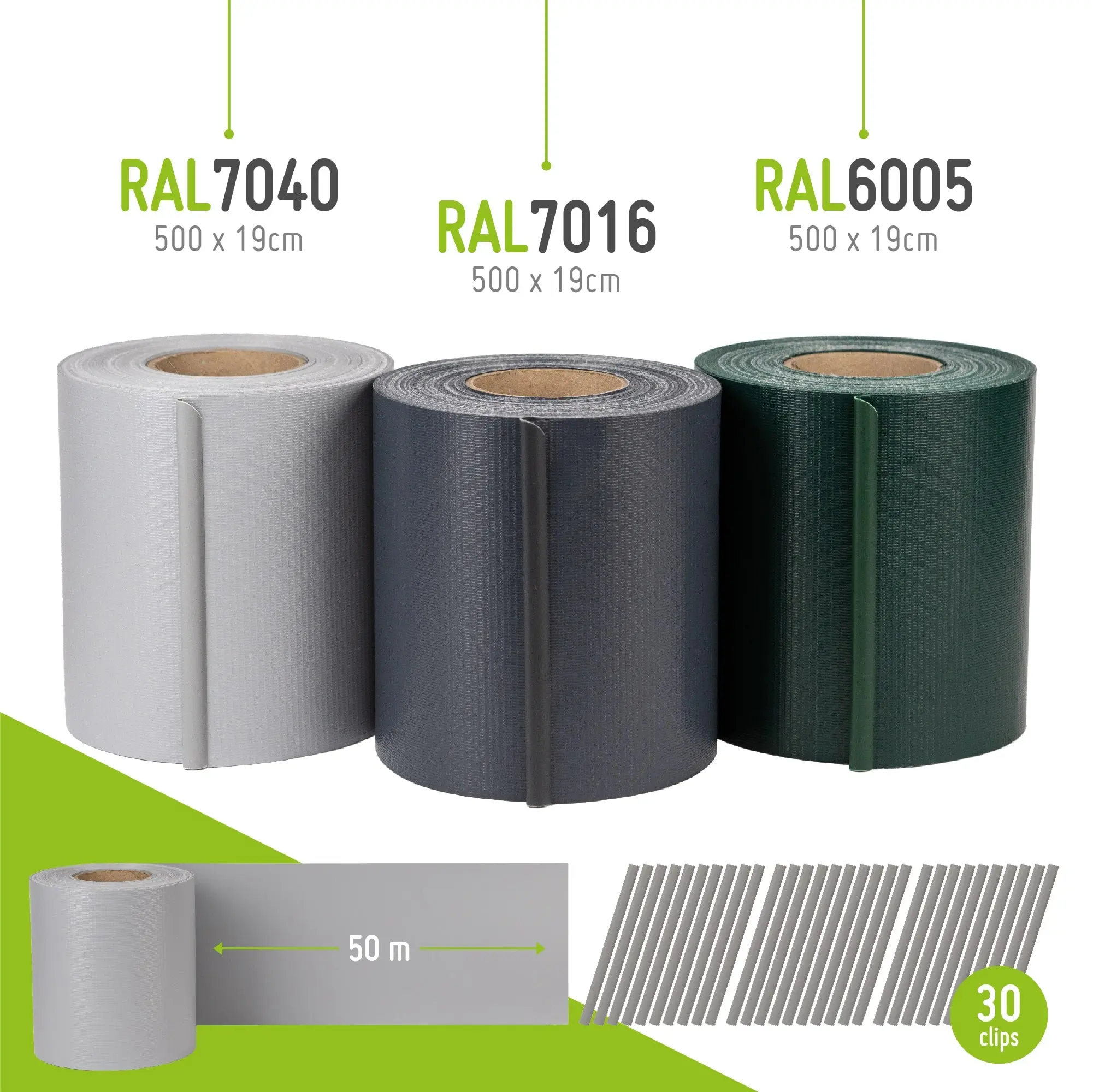 Sichtschutzstreifen (Rolle) aus PVC - Image 20