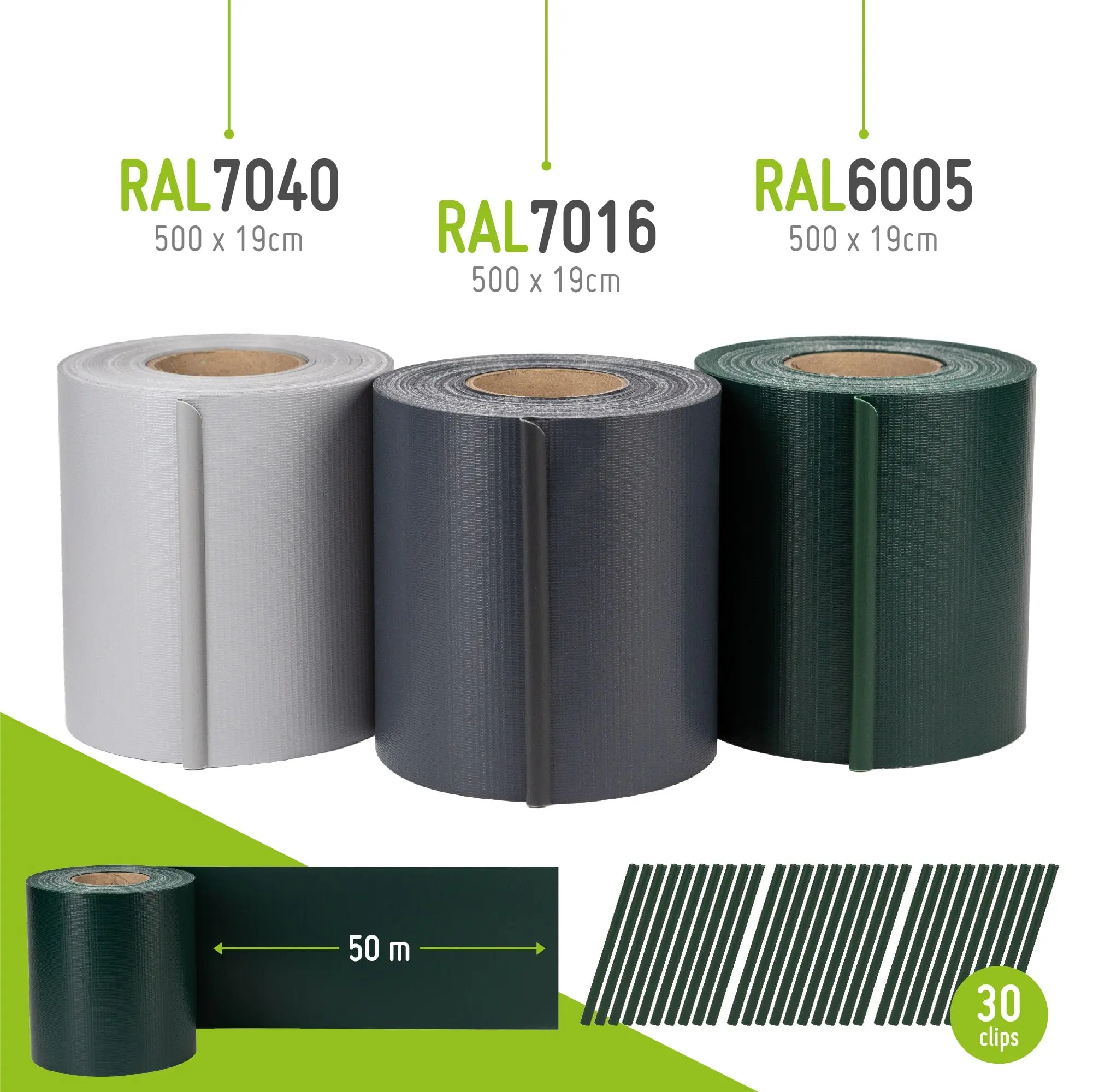 Sichtschutzstreifen (Rolle) aus PVC - Image 24