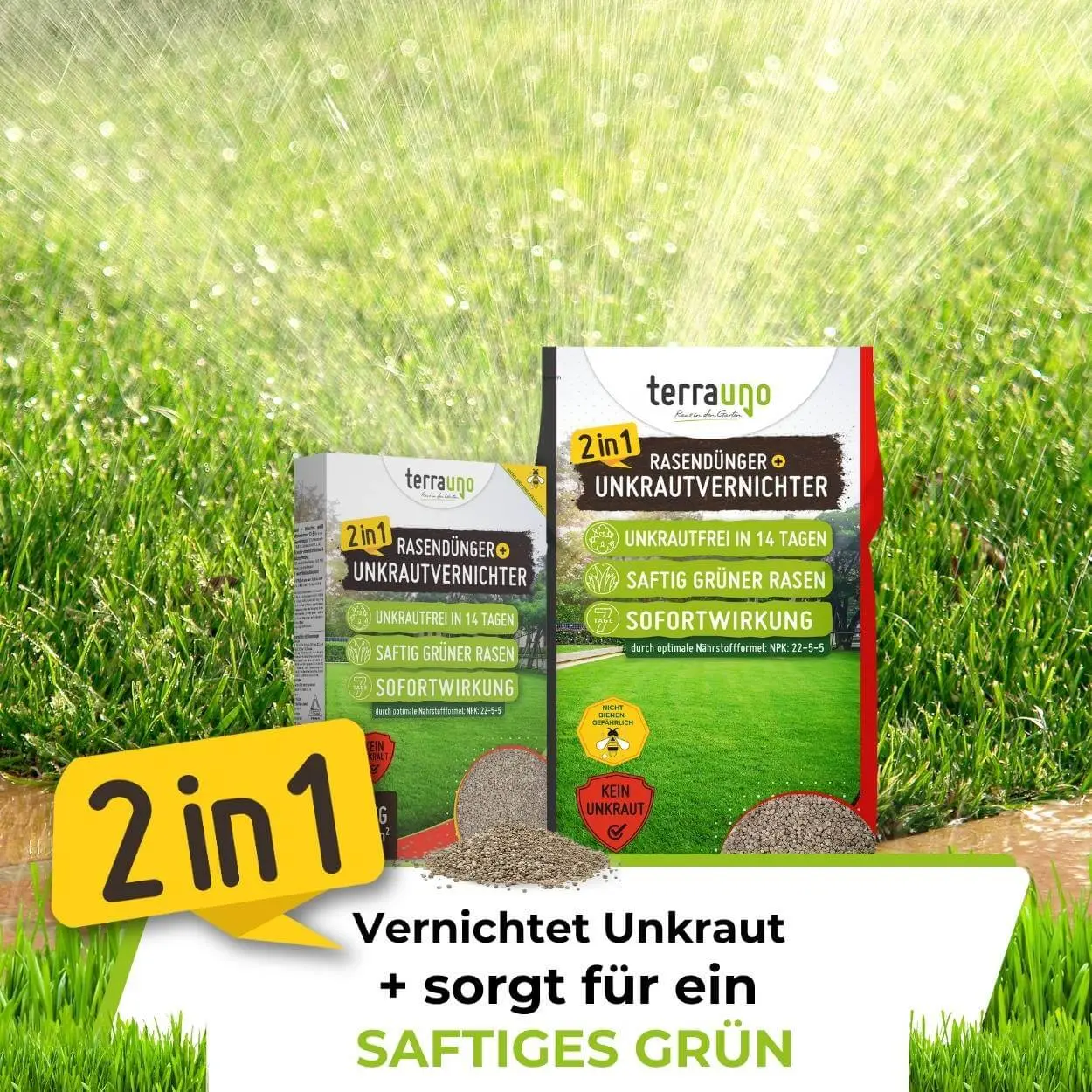 Premium - Rasendünger mit Unkrautvernichter 22-5-5 - Image 6